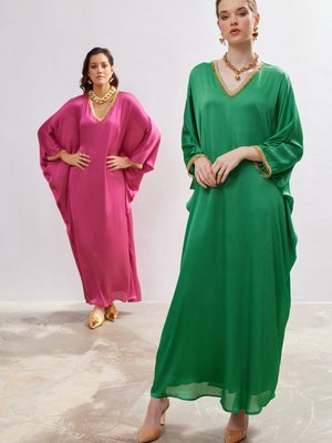 Fuşya Zahra Kaftan Fuşya Zahra Kaftan