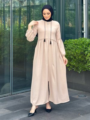 Vizon İp Detaylı Ferace