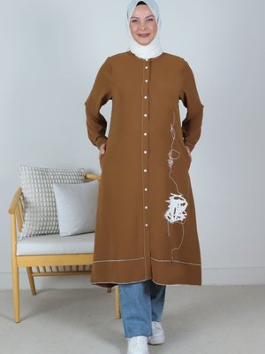 Taba Büyük Beden Baskılı Aerobin Kap