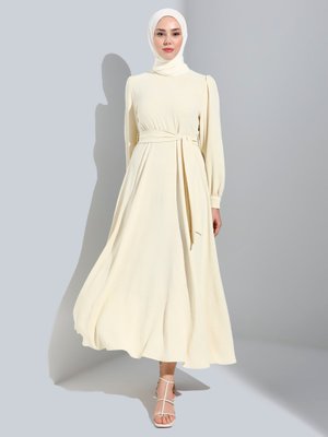Açık Taş Aerobin Kuşaklı Mevlana Elbise
