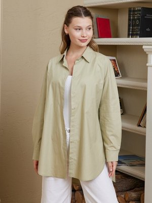 Açık Yeşil Kısa Gömlek Açık Yeşil Kısa Gömlek