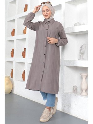 Vizon Büyük Beden Uzun Tunik