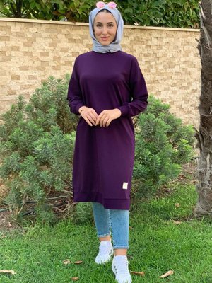 Mor Soul Puane Uzun Sweat