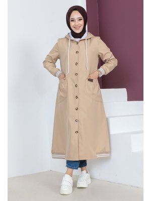 Camel Ribanalı Trençkot