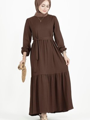 Prenses Elbise Kahverengi Prenses Elbise Kahverengi