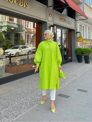 Balon Kol Uzun Gömlek Balon Kol Uzun Gömlek