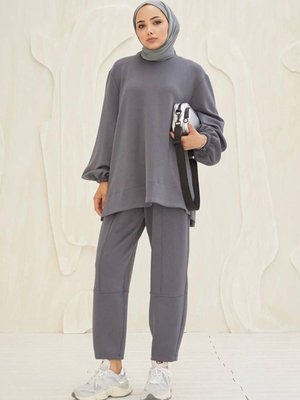 Füme Oysho Basic İkili Takım