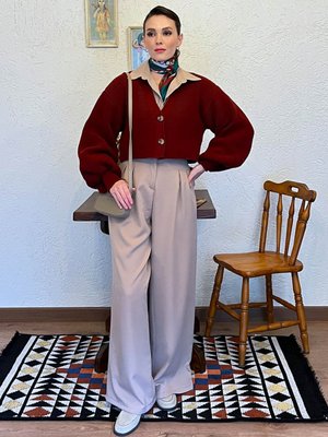 Vizon Piliseli Pantolon