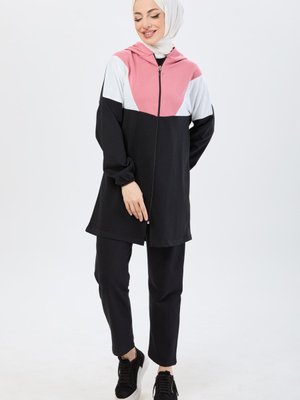 Gul Kapüşonlu Tunik Pantolon