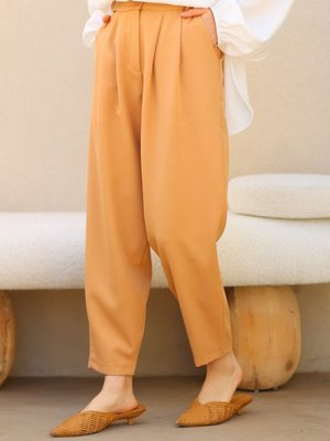 Mania Camel Pantolon