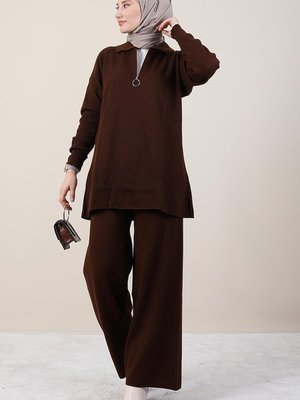 Dolunay Triko Takım Acı Kahve