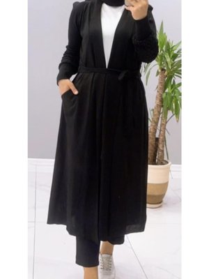 Üzüm Kol Standart Beden Cepli Hırka