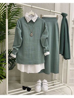 Zenfi Triko Takım Mint Zenfi Triko Takım Mint