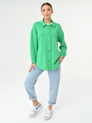 Yeşil Düğmeli Tunik