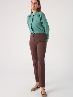 Vizon Likralı Cigarette Pantolon