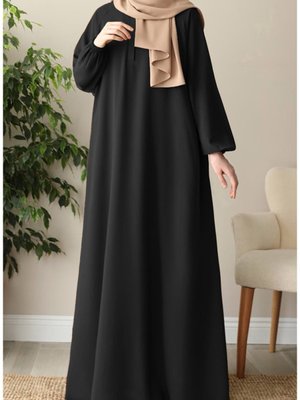 Hafsa Elbise Ferace Siyah Hafsa Elbise Ferace Siyah