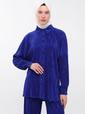 Kendinden Piliseli Pantolon Gömlek Takım Kendinden Piliseli Pantolon Gömlek Takım