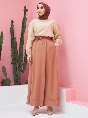 Somon Pantolon Etek Somon Pantolon Etek