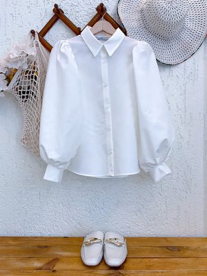 Klasik Yaka Crop Gömlek Klasik Yaka Crop Gömlek