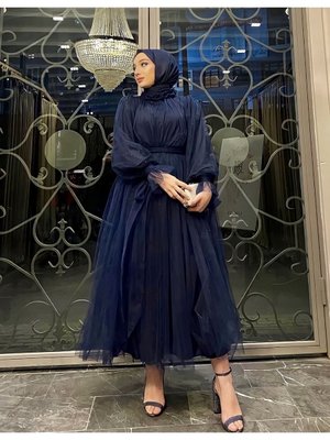 Tül Kabarık / Prenses Model Abiye Elbise