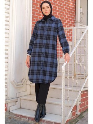 Lacivert Uzun Oduncu Gömlek Lacivert Uzun Oduncu Gömlek