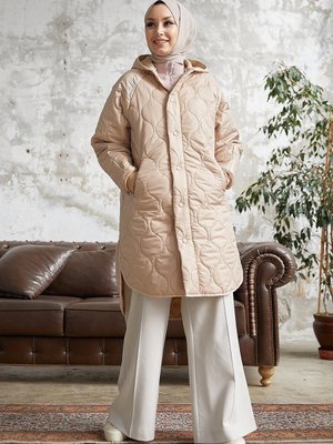 Armin Kapitone Oversize Ince Mont Bej