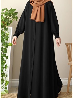 Asel Mevlana Kloş Ferace Siyah Asel Mevlana Kloş Ferace Siyah