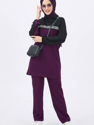 Mor Tunik Pantolon