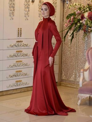 Afra Bordo Abiye Elbise Afra Bordo Abiye Elbise