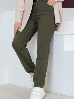 Kemerli Pantolon Haki