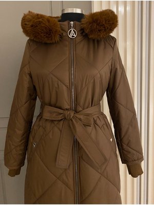 Trend Baklava Dilim Kapitone Kaban / Mont