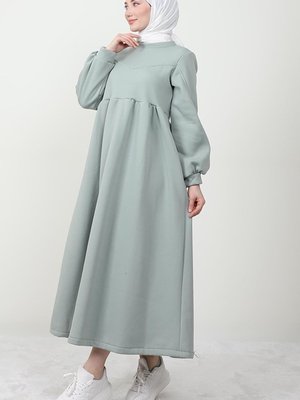 Oversize Sweat Elbise Mint Oversize Sweat Elbise Mint