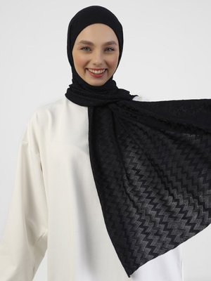 Boneli Pratik Şal - Navy Blue -