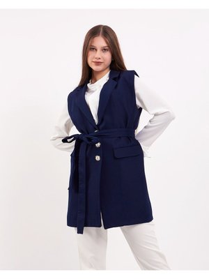 Blazer Kuşaklı Yelek Blazer Kuşaklı Yelek