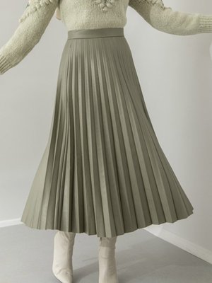 Mint Yeşil Piliseli Uzun Etek Mint Yeşil Piliseli Uzun Etek