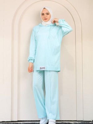 Balance Yazılı Spor İkili Takım Turkuaz Balance Yazılı Spor İkili Takım Turkuaz