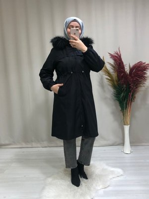 Kapüşon Kür Detaylı Mont