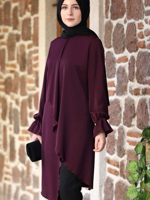 Nisa Tunik Mürdüm Elb20
