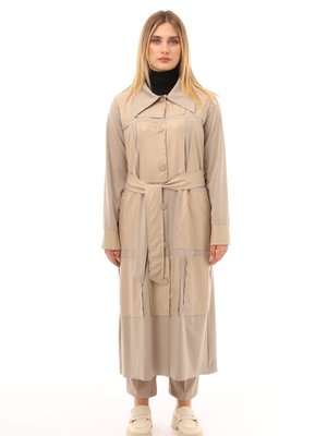 Scuba Deri Binli Kap Bej