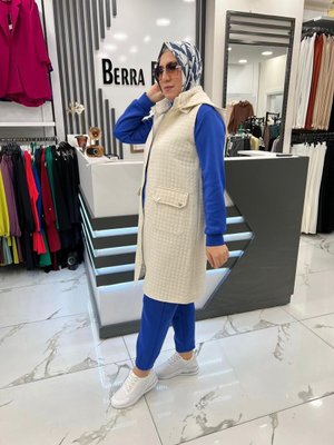 Kapitone Kapişonlu Yelek Kapitone Kapişonlu Yelek