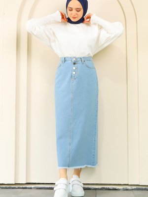 Kot Etek Mavi Kot Etek Mavi