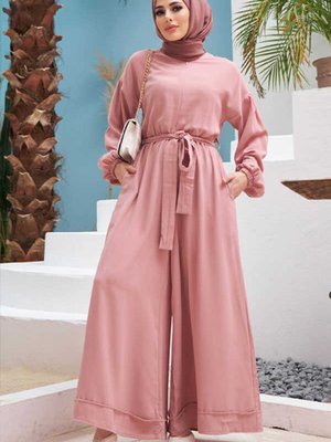 Krep Tulum Elbise Pudra Krep Tulum Elbise Pudra