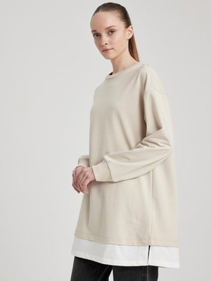 Regular Fit Bisiklet Yaka Sweatshirt Tunik