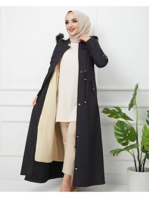 İçi Kürklü Tam Boy Mont