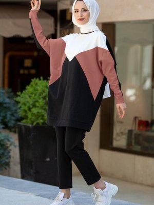 Parçali İkili Kombin Takım Pudra