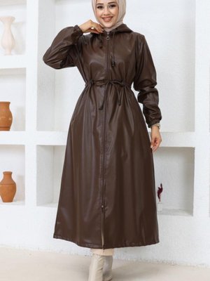 1214 Uzun Deri Kap Kahverengi