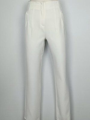 Kumaş Pantolon Beyaz