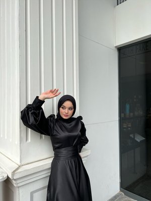 Helena Abiye Elbise Siyah Helena Abiye Elbise Siyah