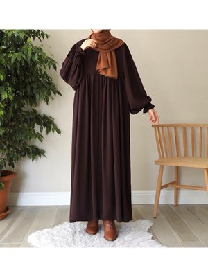 İpek Ferace Kahve İpek Ferace Kahve