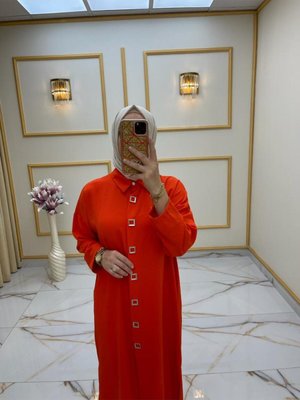 Özdel Turuncu Tunik